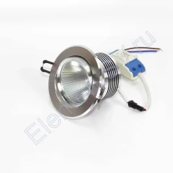 Светодиодный светильник встраиваемый 110 series silver housing BW161 (10W,220V,day white)