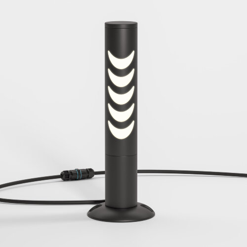 Светильник садово-парковый Smile 6w 3000K черный - Фото 2