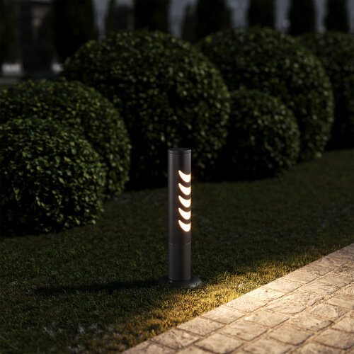 Светильник садово-парковый Smile 6w 3000K черный - Фото 4