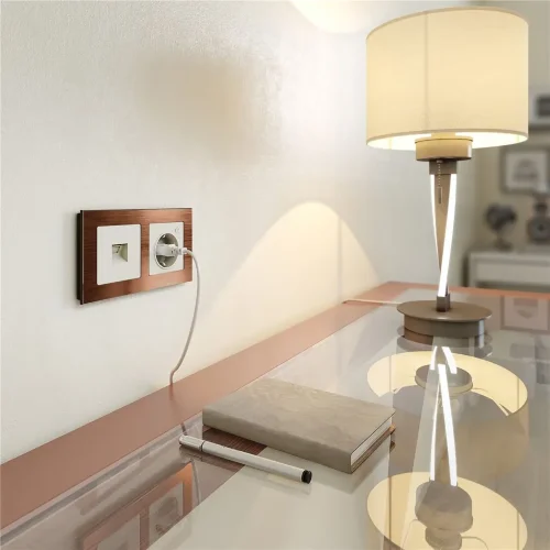 Розетка Ethernet RJ-45 (слоновая кость) W1181003 - фото 6