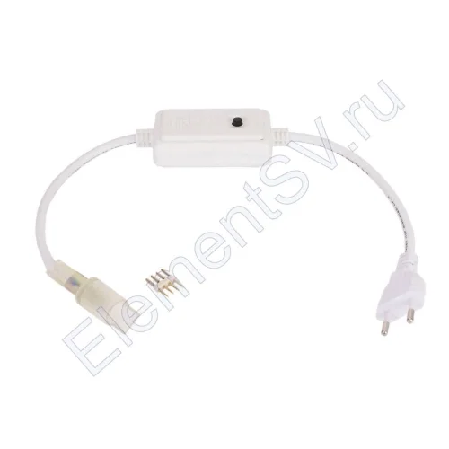 Сетевой шнур-контроллер для светодиодного неона RGB 1425 8A LN21 - фото.