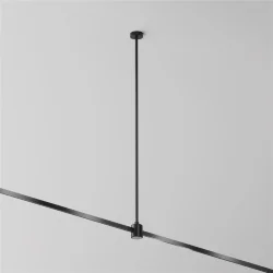 Крепление потолочное Long 700мм с прямым коннектором питания Flarity черный (Черный)