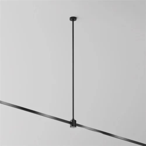 Крепление потолочное Long 700мм с прямым коннектором питания Flarity черный (Черный) - фото 5