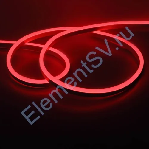 Светодиодный гибкий неон 0816 12V red LN204 - фото.