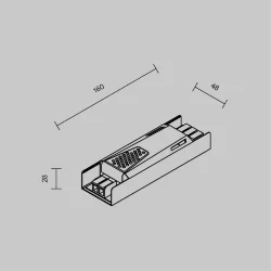 Источник напряжения PSL013 24В 100Вт IP 20 821006 (Серебро)