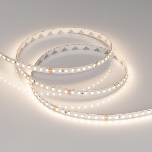 Светодиодная лента RT-А128-8mm 24V Warm3500 (10 W/m, IP20, 5m) (Arlight, высок.эфф.150 лм/Вт) 038757(1) - фото 4
