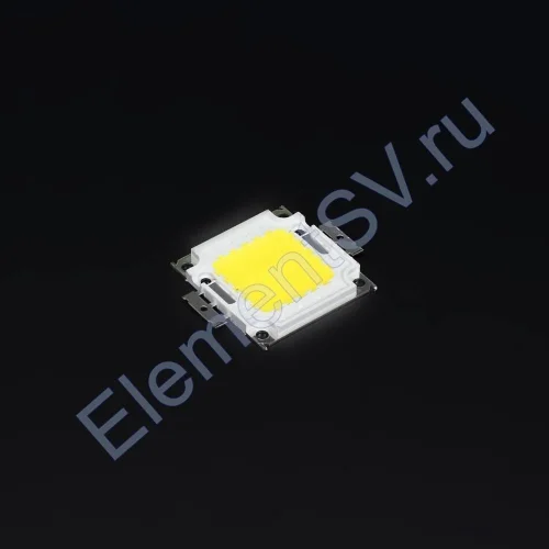 Светодиодная матрица COB D526 (20W, 30-36V, warm white) - фото.