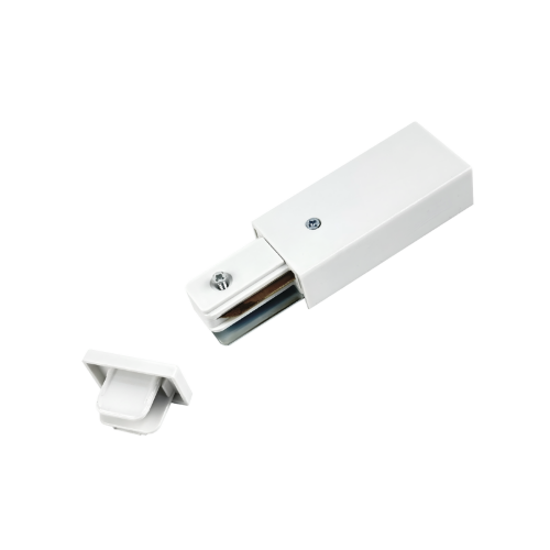 Ввод питания с заглушкой PRB-WH для шинопровода RB белый IN HOME - Фото