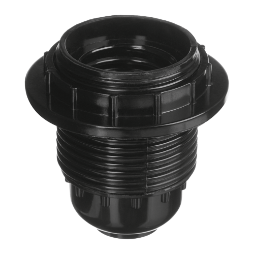Патрон WOLTA WLH-013   E27 с кольцом, карболитовый, черный - фото 1.