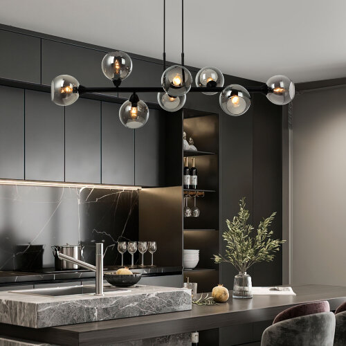 Умный подвесной светильник со стеклянными плафонами - Фото 4