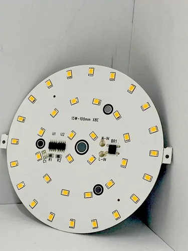 Светодиодная матрица 5730, 36 led, 220V, 15W, Ф100mm, D197, warm white - фото 4.