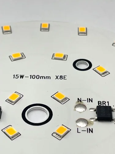 Светодиодная матрица 5730, 36 led, 220V, 15W, Ф100mm, D197, warm white - фото 5.