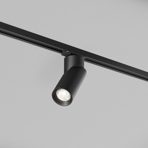 DK6080-BK Трековый светильник IP 20, 15 Вт, GU10, черный, алюминий.