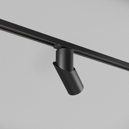 DK6080-BK Трековый светильник IP 20, 15 Вт, GU10, черный, алюминий. Фото 4