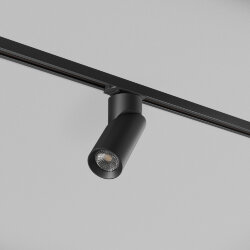 Трековый светильник IP 20, 15 Вт, GU10, черный, алюминий, Denkirs DK6080-BK