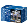 ULD-B20007-400-TTK WH IP44 Бахрома светодиодная с эффектом мерцания, 20м, Соединяемая, 400 светодиодов, Белый свет, Провод прозрачный - фото 8