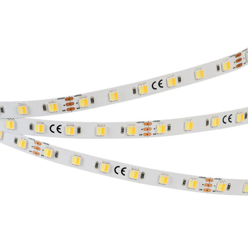 Светодиодная лента RT-В60-10mm 24V White-MIX 2Ch (14.4 W/m, IP20, 5060, 5m) (Arlight, Изменяемая ЦТ) 025214(1) - фото 5