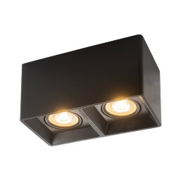 Светильник накладной IP 20, 10 Вт, GU5.3, LED, черный, пластик, Denkirs DK3035-BK