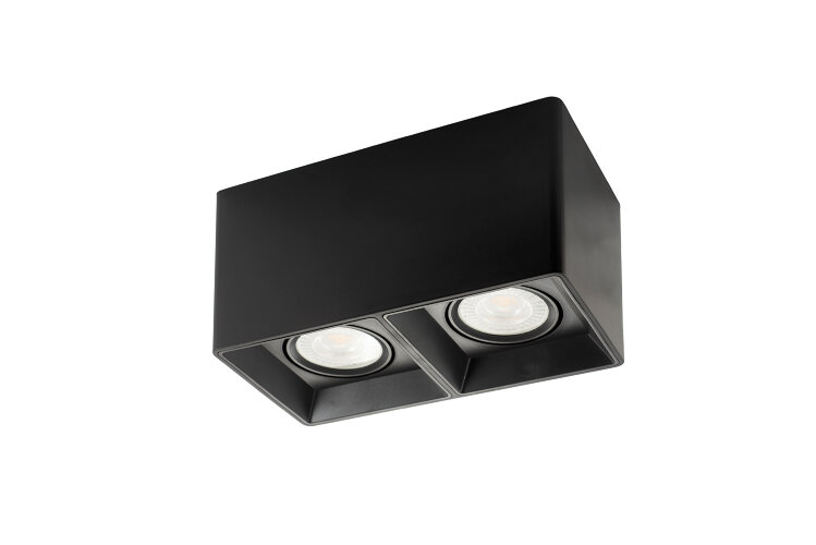 DK3035-BK Светильник накладной IP 20, 10 Вт, GU5.3, LED, черный, пластик. Фото 4