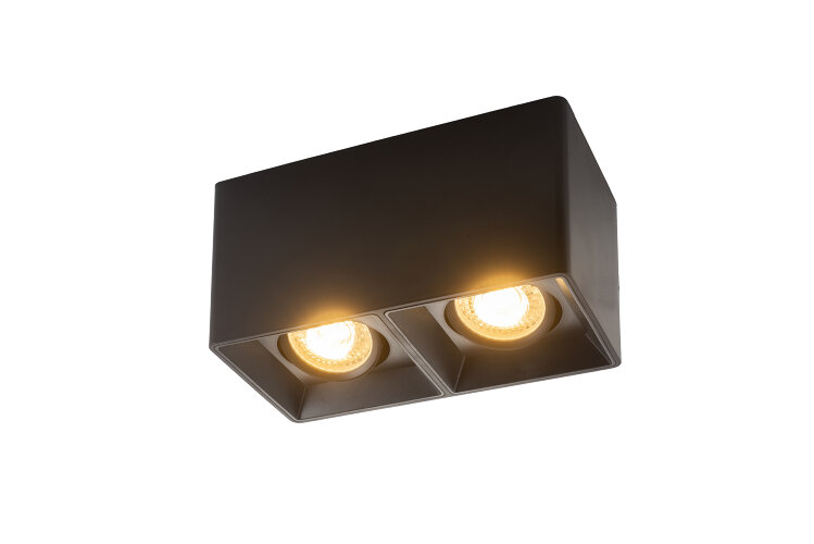 DK3035-BK Светильник накладной IP 20, 10 Вт, GU5.3, LED, черный, пластик.