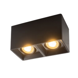 Светильник накладной IP 20, 10 Вт, GU5.3, LED, черный, пластик, Denkirs DK3035-BK