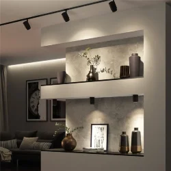 Потолочный светодиодный светильник Cors 25032/LED 10W 4200K чёрный (062384)