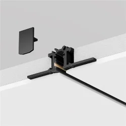 Шинопровод встраиваемый под шпаклевку 2 м Levity (Черный)