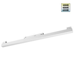 Трековый светильник для низков. шинопровода с переключателем цветовой темперетуры «Novotech» 359618, серия: FLUM (крепление к треку)