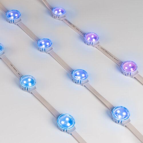 Модуль управляемый SOLEX-SPI-3535-3-12V RGB 120deg (D30x16mm, 0.75W, IP67) (Arlight, Пластик, 3 года) - фото 2