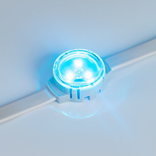 Модуль управляемый SOLEX-SPI-3535-3-12V RGB 120deg (D30x16mm, 0.75W, IP67) (Arlight, Пластик, 3 года) - фото 3