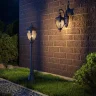Ландшафтный светильник Флер / Fleur E27х1 60Вт IP 44 (Бронза Антик) O414FL-01BZ1 - фото 10