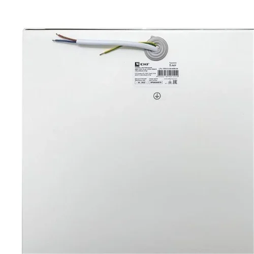 Светильник светодиодный ДВО-1002 36Вт 4000К IP54 595х595х55 опал панель EKF LPL-1002-O-36-4000-54 - фото 7