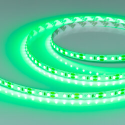 Светодиодная лента RT-А120-8mm 12V Green (9.6 W/m, IP20, 2835, 5m) (Arlight, Открытый) 012331(2)