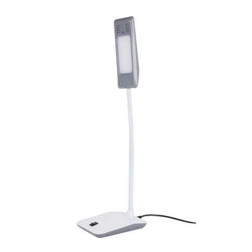 TLD-545 Grey-White-LED-350Lm-3500K Светильник настольный, 4W, Механический выключатель, Серый с белым - фото 5