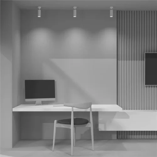 Потолочный светильник Focus GU10 1x10Вт (Белый) - фото 7