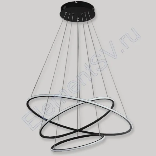 Светодиодная люстра LC-011-AC14-R01-B-144W PA46 (144W, day white) - фото.