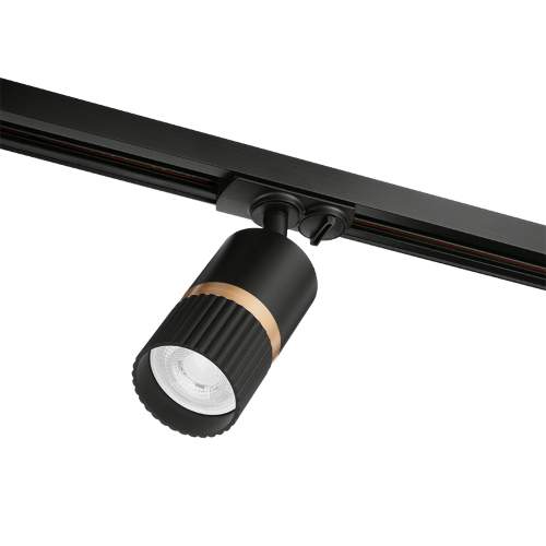 Трековый светильник WOLTA WTL-GU10/19BG под лампу GU10 Черный / золотой DUO - фото 4.