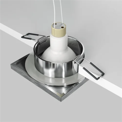 Встраиваемый светильник Technical DL083-01-GU10-SQ-S (Серебро) - фото 6