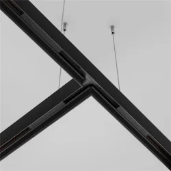 Коннектор питания Т-образный Exility черный (Черный)