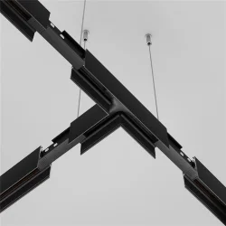 Коннектор питания Т-образный Exility черный (Черный)