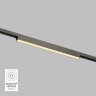 DK5751-DN Светильник для трека SHINE LINEAR со светодиодом, L301*W19*H27, 48V DC, 12W, RA?90, 3000K, IP20, темный никель, алюминий.