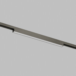 Светильник для трека SHINE LINEAR со светодиодом, L301*W19*H27, 48V DC, 12W, RA?90, 3000K, IP20, темный никель, алюминий, Denkirs DK5751-DN