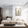 DK5751-DN Светильник для трека SHINE LINEAR со светодиодом, L301*W19*H27, 48V DC, 12W, RA?90, 3000K, IP20, темный никель, алюминий. Фото 5