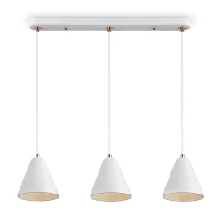 Подвесной светильник Freya FR8004PL-03WG (Белый с Золотом)