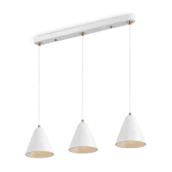 Подвесной светильник Freya FR8004PL-03WG (Белый с Золотом)