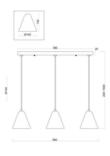 Подвесной светильник Freya FR8004PL-03WG (Белый с Золотом) - фото 9