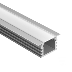 Профиль U-16/12-IN RAL9003 (с экраном) — 2000мм
