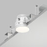 DK2146-WH Встраиваемый светильник для ГКЛ SPOT HIDE, до 15 Вт LED, GU10, IP20, алюминий, белый. Фото 4