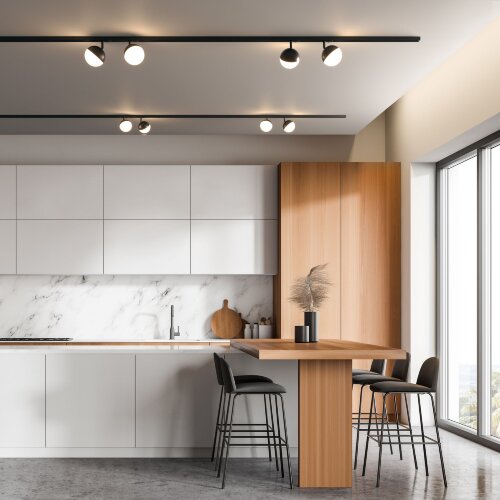 Basic System Трековый светильник GX53 Glob (Черный) - Фото 4