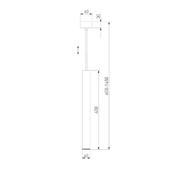 Подвесной светодиодный светильник 50245 LED (062432)